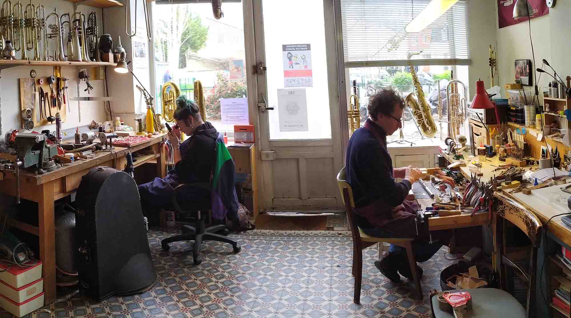 L'atelier Alexandre Esquoy — vue d'ensemble